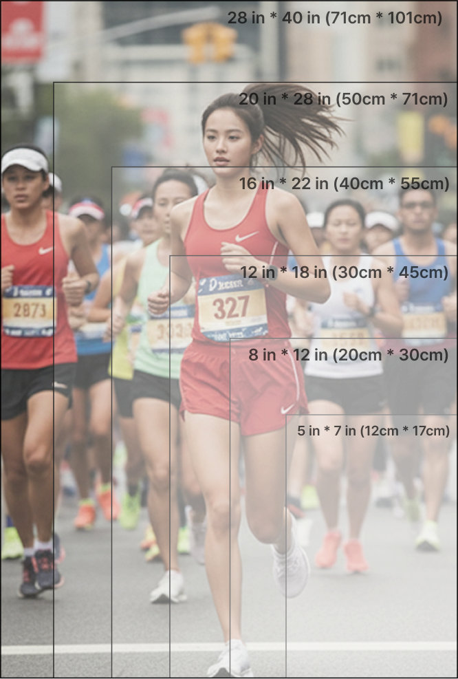 액자 사이즈 표